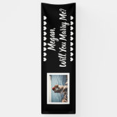 Wil je me aangepaste naam en foto laten zien? spandoek (Verticaal)