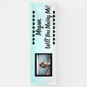 Wil je me aangepaste naam en foto laten zien? spandoek (Verticaal)