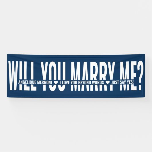 Wil je me aanspreken op een speciaal voorstel Blau Spandoek (Horizontaal)