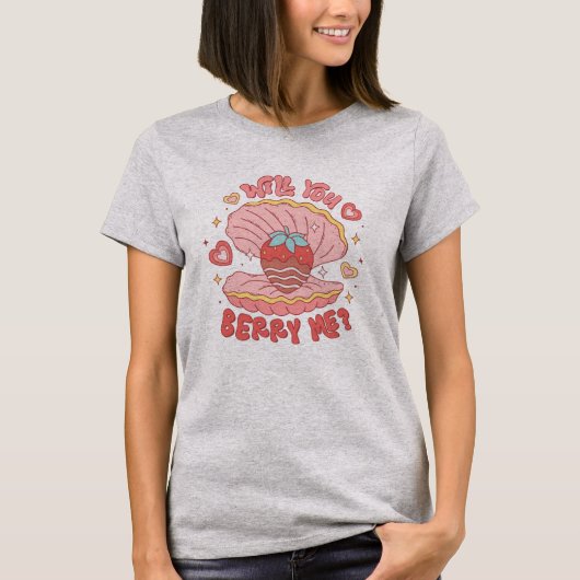 Wil je me berry? t-shirt (Voorkant)