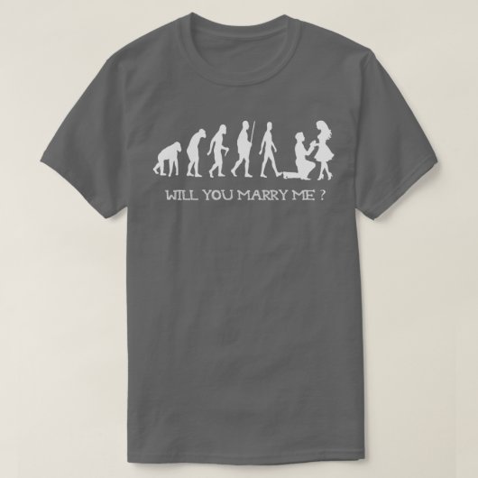 Wil je me de evolutie laten zien? t-shirt (Design voorkant)