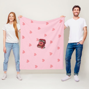 Wil je me doneren? Schattigee Donut Proposal Desig Fleece Deken