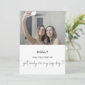 Wil je me helpen me klaar te maken op mijn grote d kaart (Staand voorkant)