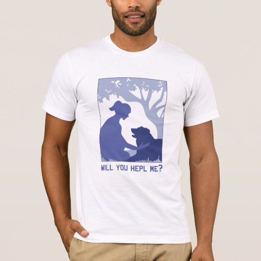 Wil je me helpen? t-shirt (Voorkant)