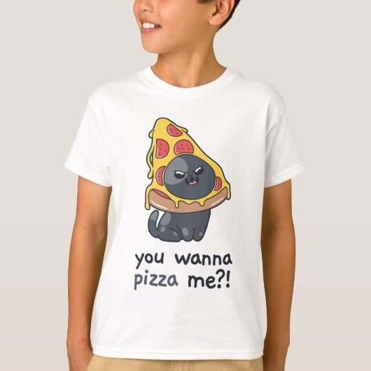 Wil je me kat meme eten? t-shirt (Voorkant)