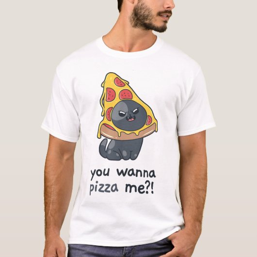Wil je me kat meme eten? t-shirt (Voorkant)