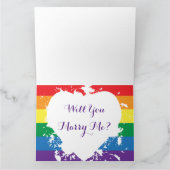 Wil je me liefdeshart trouwen? kaart (Binnen)