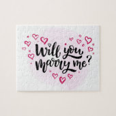 Wil je me met Puzzle trouwen? Legpuzzel (Horizontaal)