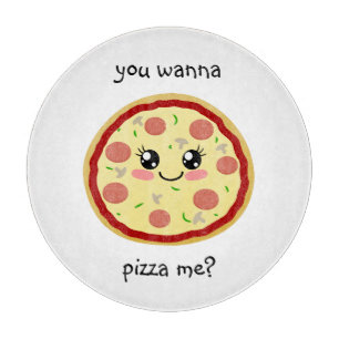Wil je me pizza geven? snijplank