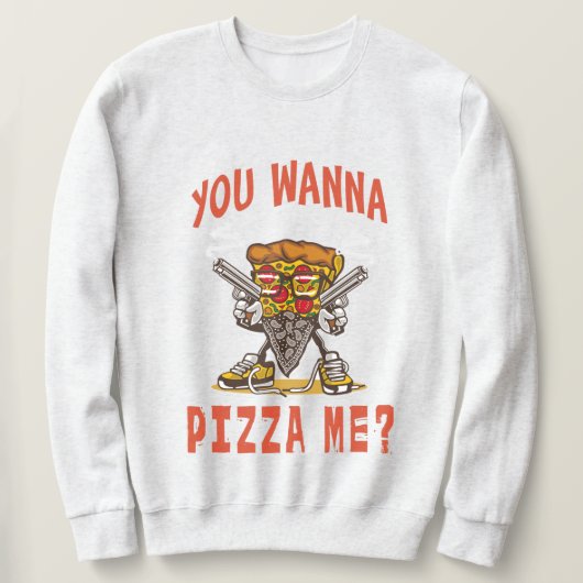 Wil je me pizza geven? trui (Design voorkant)