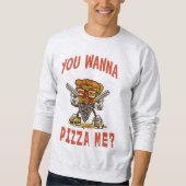 Wil je me pizza geven? trui (Voorkant)