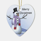 Wil je me prettige kerstversiering ontmoeten? keramisch ornament (Links)