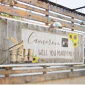 Wil je me Romantic voorstel ondertekenen? Spandoek