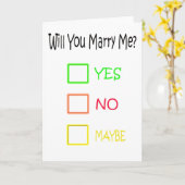 Wil je me trouwen door Shirley Taylor? Kaart (Gele Bloem)