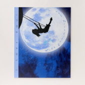 Wil je me trouwen? Girl Swing on Moon Legpuzzel (Verticaal)