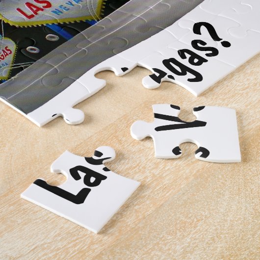 Wil je me trouwen in Las Vegas? Legpuzzel (Zijkant)
