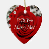 Wil je me trouwen? keramisch ornament (Rechts)