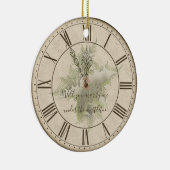 Wil je me trouwen onder de Mistletoe? Keramisch Ornament (Rechts)