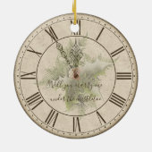 Wil je me trouwen onder de Mistletoe? Keramisch Ornament (Achterkant)