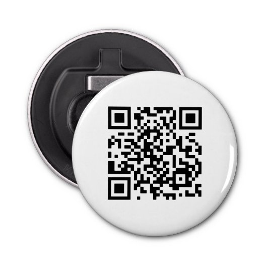 Wil je me trouwen? QR-code Button Flesopener (Voorkant)