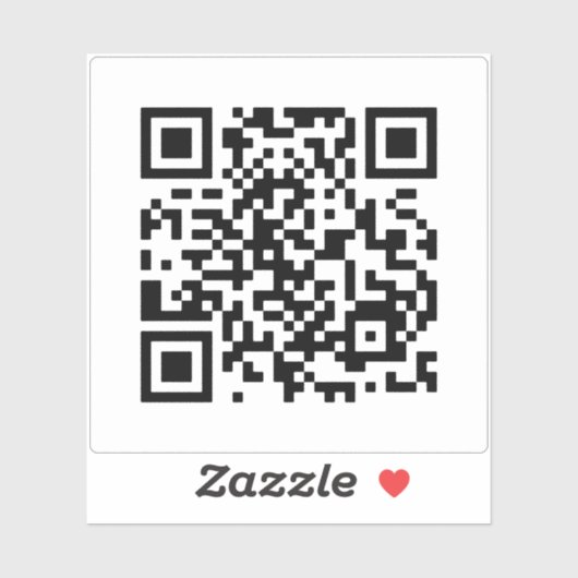 Wil je me trouwen? QR-code Sticker (Vel)