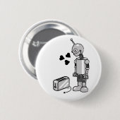 Wil je me trouwen? ronde button 5,7 cm (Voorkant /achterkant)