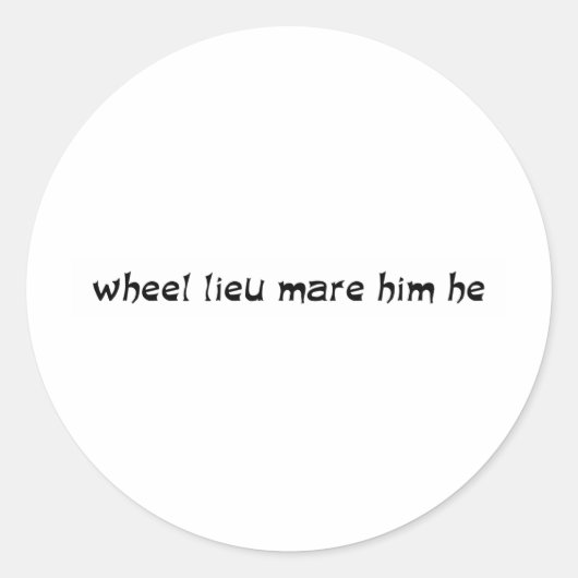 Wil je me trouwen? ronde sticker (Voorkant)