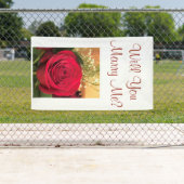 Wil je me trouwen? spandoek (Insitu)