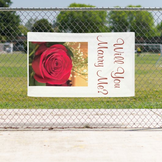 Wil je me trouwen? spandoek (Insitu)