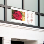 Wil je me trouwen? spandoek (Buitenkant Gebouw)