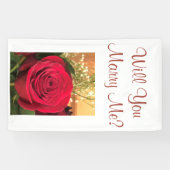 Wil je me trouwen? spandoek (Horizontaal)