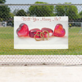 Wil je me trouwen? spandoek (Insitu)