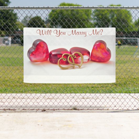 Wil je me trouwen? spandoek (Insitu)