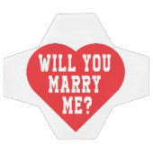 Wil je me trouwen? Voorstel voor huwelijk Voetbal (Enkel)