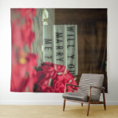 Wil je me trouwen? Voorstel voor huwelijk Wandkleed (In Situ (horizontaal))