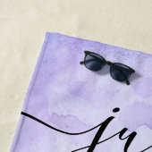 Wil je me trouwen? Weddenschap Strandlaken (In situ)