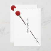 Wil je me vastpinnen? bedankkaart (Voorkant / Achterkant)