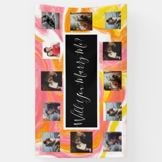 Wil je me voorstellen banner laten zien met foto's (Verticaal)