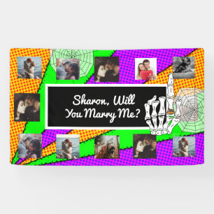 Wil je me voorstellen banner laten zien met foto's