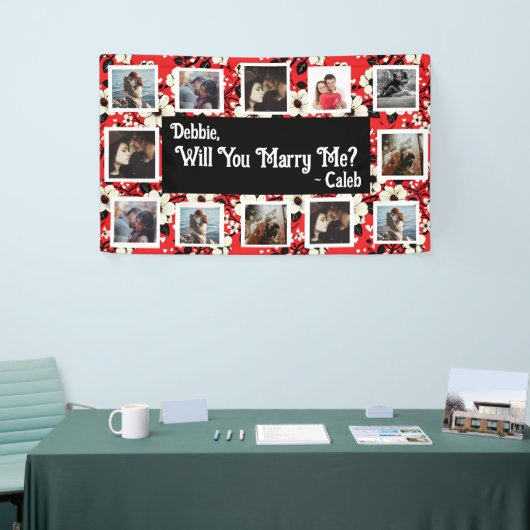 Wil je me voorstellen banner laten zien met foto's (Beurs)