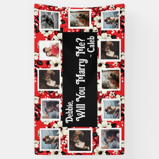 Wil je me voorstellen banner laten zien met foto's (Verticaal)