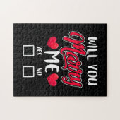 Wil je me voorstellen, Valentijnsdag? Legpuzzel (Horizontaal)