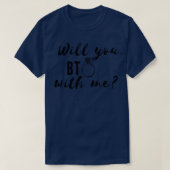 Wil je met me mee? t-shirt (Design voorkant)