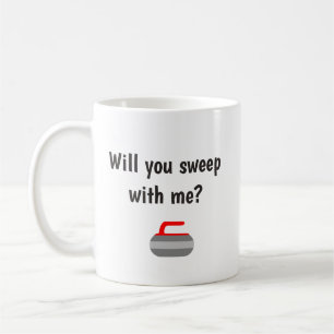 Wil je met me meeslepen - Sporen van Curling Koffiemok