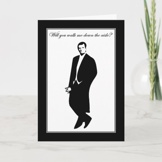 Wil je met me naar het altaar lopen? Trouwkerk (Voorkant)