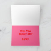 Wil je met me trouwen? (Binnen)