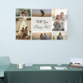 Wil je met me trouwen? | 6 voorstel voor fotocolla spandoek (Beurs)
