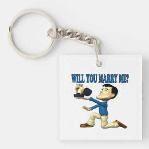 Wil je met me trouwen 9 sleutelhanger