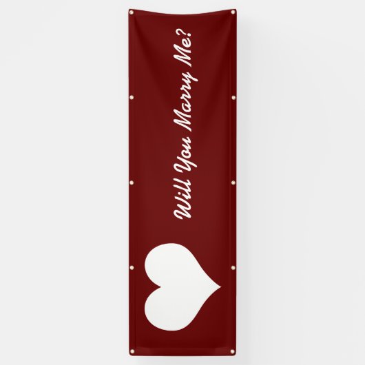 Wil je met me trouwen? Banner (Verticaal)