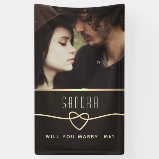 Wil Je Met Me Trouwen Banner (Verticaal)